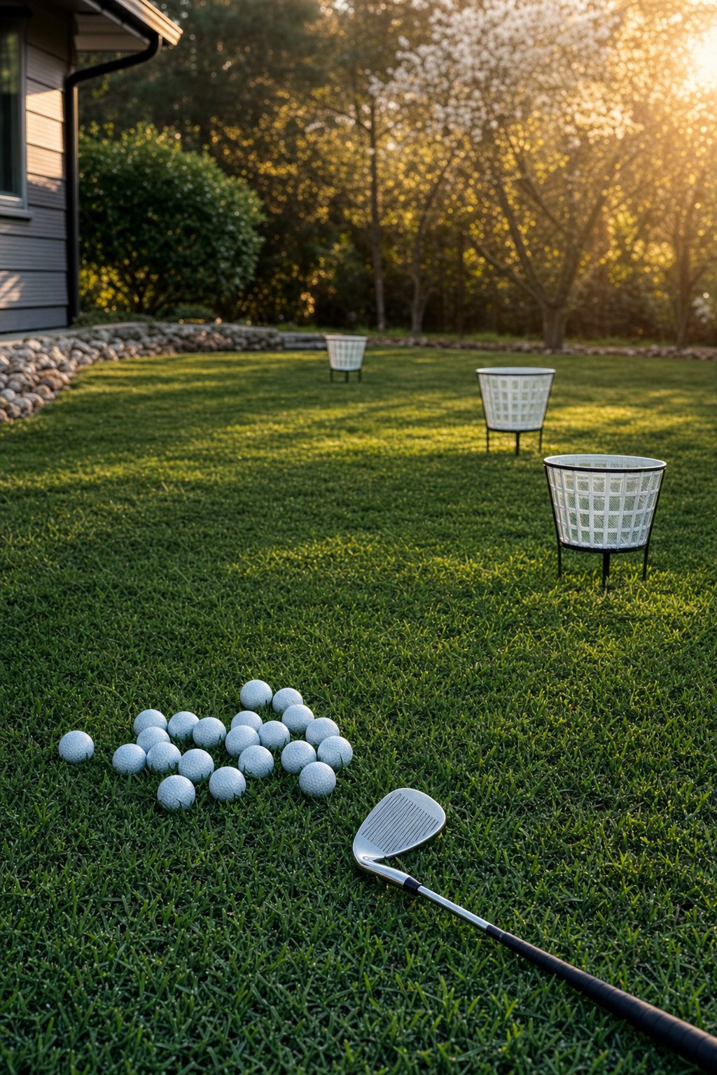 The Target Range backyard golf idea