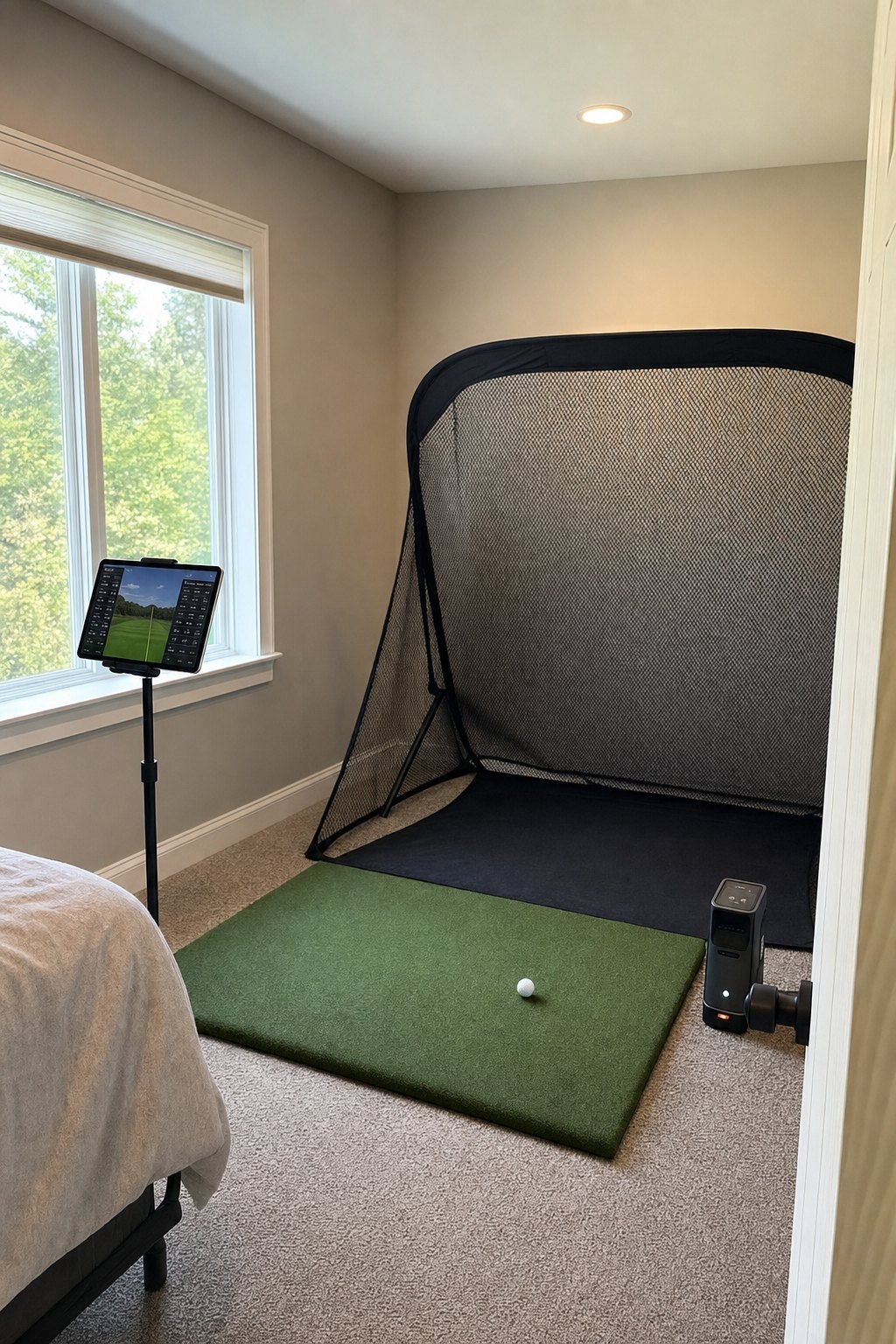 The Spare Bedroom Setup golf simulator room idea